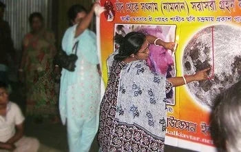 Hindus in Ahmedpur Welcome Kalki Avatar Foundation — Program in Bangladesh