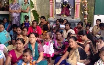 KAF Sri Lanka Visits Sri Muthumari Amman Temple in Mount Lavinia, Sri Lanka — Program in Sri Lanka