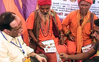 Kalki Avatar Foundation and Mehdi/Messiah Foundation Hold Healing Stall in Nepal