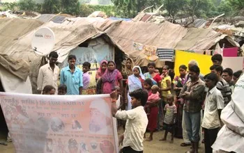 Successful Tour of the Harsoop Colony, in India — Leafleting in India